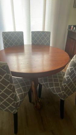 Table and chairs