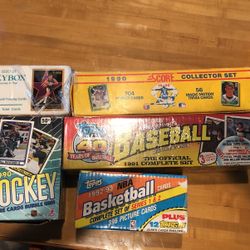 Baseball Basketball Hockey Cards