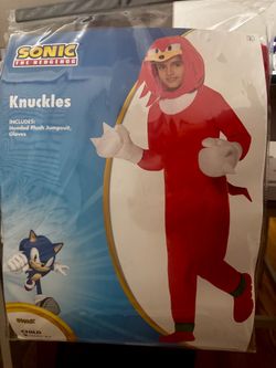 Kids Knuckles Jumpsuit Costume - Sonic the Hedgehog