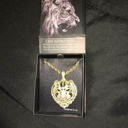 Lion Gold Chain