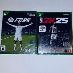 NBA 2K25/ FC25 Xbox One Game Bundle 