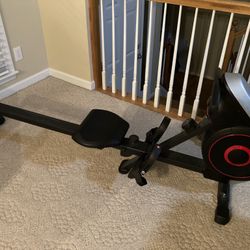 SereneLife Rowing Machine – Air and Magnetic Rowing Machine