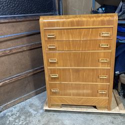 Art Deco Waterfall Dresser