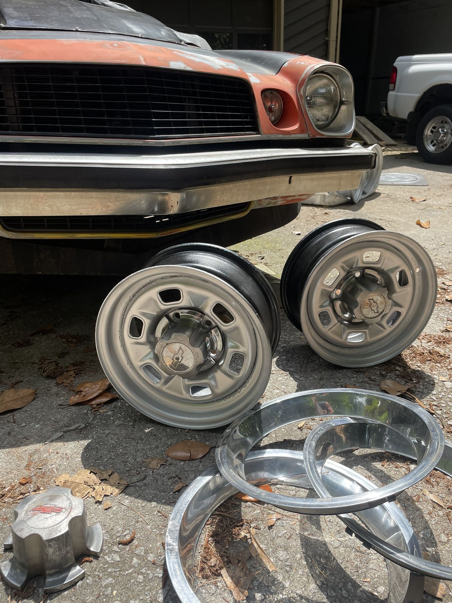 Reconditioned 1970s Camaro Wheels