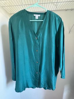 100% silk David Hollis Blouse