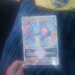 Lucario Vstar Extra Big Card