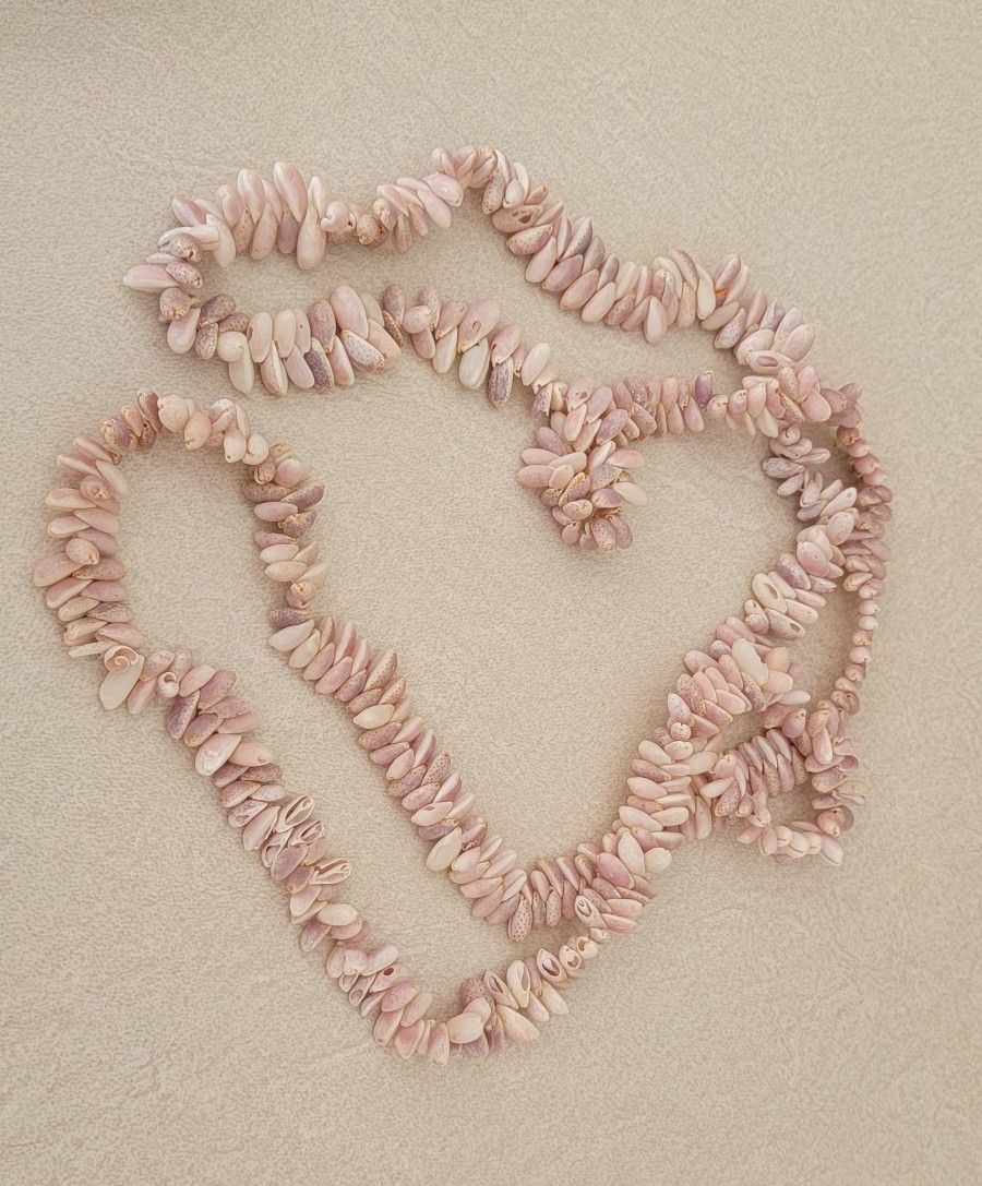 Pink Puka Shell Necklace