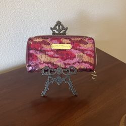 Wallet Betsy Johnson Maroon Color