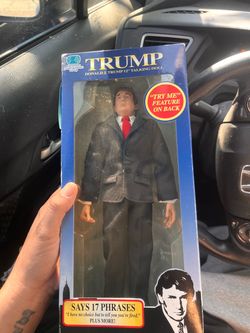 President Donald trump doll action figure