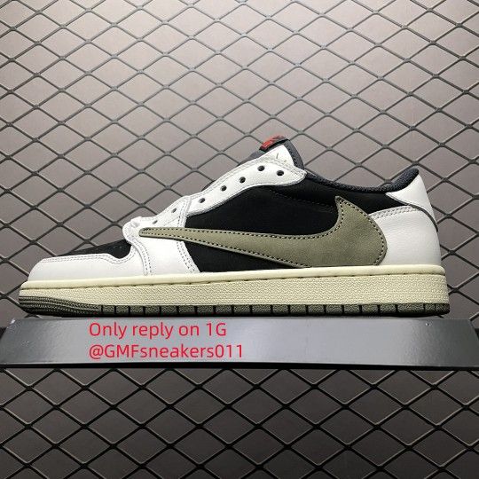 Travis Scott x Air Jordan 1 Low Olive