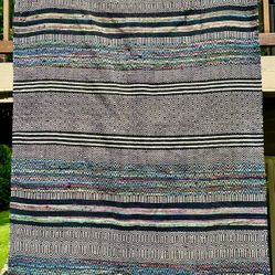 Handwoven World Market 6’ x 9’ Reversible Rug