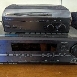 Onkyo Stereo With Polk Audio Speakers And Yamaha Subwoofer 
