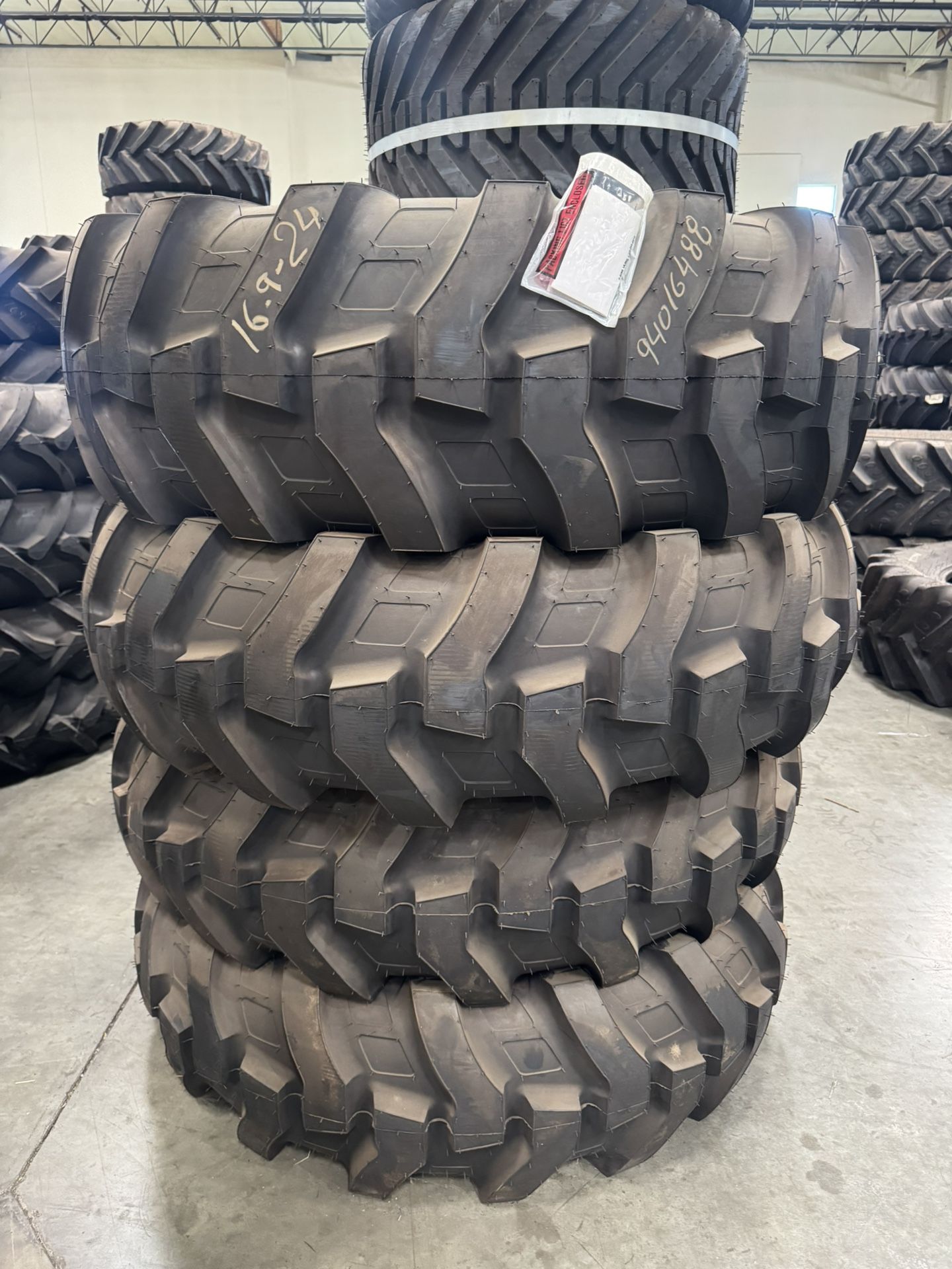 16.9-24 Tractor Tires BKT $650 Each
