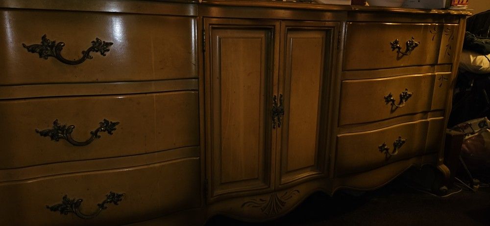 Vintage 1950s French Provincial Bedroom Set