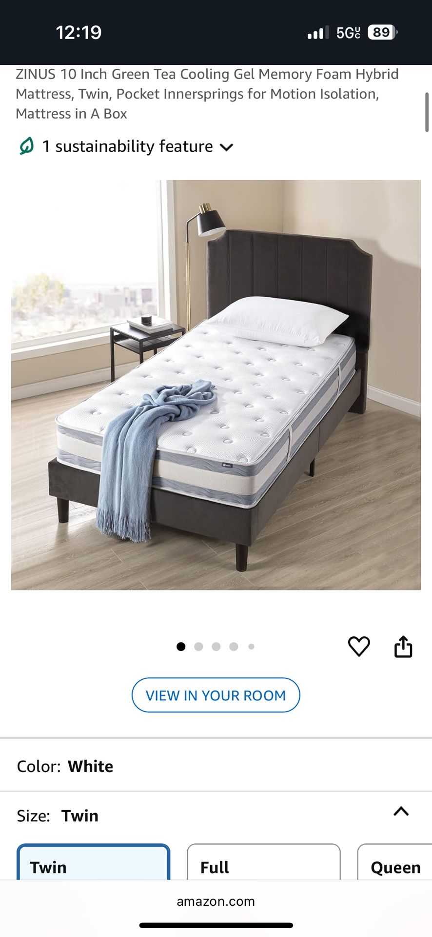 Twin Bed And Mattress