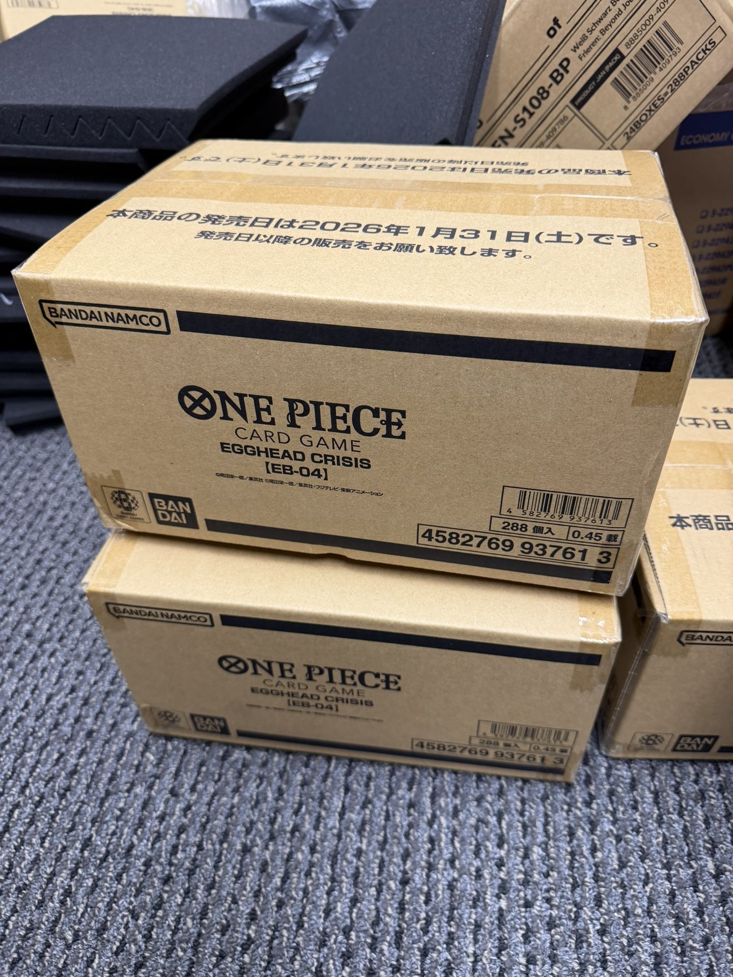 one piece 04 booster box EB-04 Egghead Crisis 04 Kingdoms of Intrigue Japanese Booster Box Kingdoms of Intrigue is a set that lets you relive the epic adventures of Luffy and his crew in the Alabasta and Dressrosa arcs One Piece OP-04 Kingdoms of