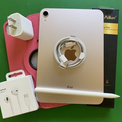 Apple iPad Mini 6th Generation (2021 model / Pink) 64GB with Pink Case, Pen & Accessories 