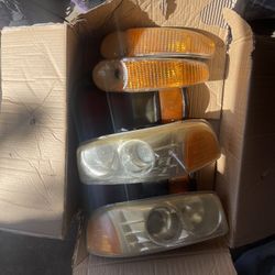 Stock Headlights And Tail Lights For 05 GMC Yukon Denali