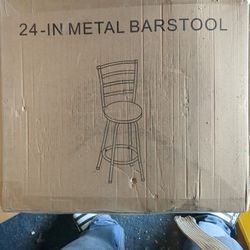 Metal Stools 4 In BOX Never Opened $100 For All 4