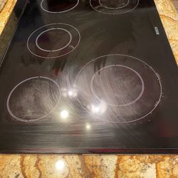 Black Appliances Electric Bosch  Induction Cooktop Kitchen aid 30x42 Inch Double Oven 