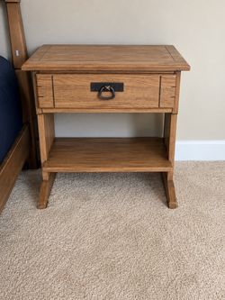 Vintage Williams Furniture Oak Bedroom Set (solid wood) Convertible Bunk Beds, Dressers & Nightstand