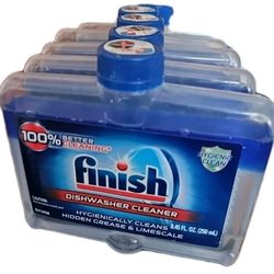 5 New Finish Dishwasher Cleaner 8.45 Fl Oz