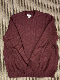 Croft & Borrow burgundy sweater L