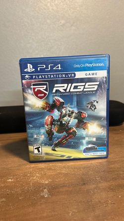 PS4 PlayStation vr game, rigs mechanized combat league