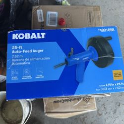 Kobalt Drain Auger 25ft