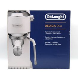 De'Longhi Dedica Duo EC890WI Espresso Cappuccino & Cold Brew Coffee Maker White