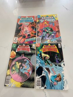 Batman and the Outsiders  #4,9,19 and 25 DC 1985 Comic Books, Aparo, Barr, FN+