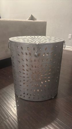 A silver hamper