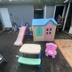 Play Kitchen With Slide