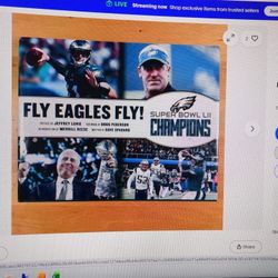 Philadelphia Eagles Fly Eagles Fly Superbowl LII Book