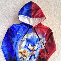 Kids Sonic The Hedgehog Pullover Sweatshirts  Size Large  & Small