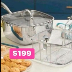 Freidora De 6qt De Princess House Nueva 