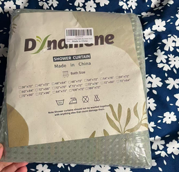 New Shower Curtain + Heavyweight Liner Set – 72 x 72