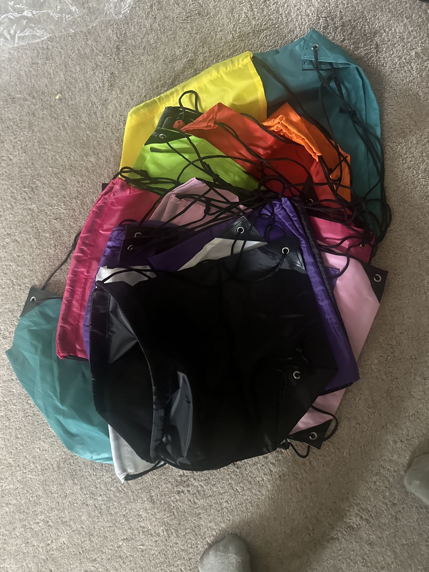 Drawstring Backpack. $7 Or 2$10