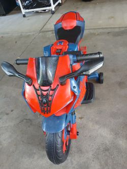 Spider-Man Kids Electric Ride-On Motorcycle