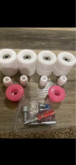 Roller Skate Wheels and Bearings  “New”