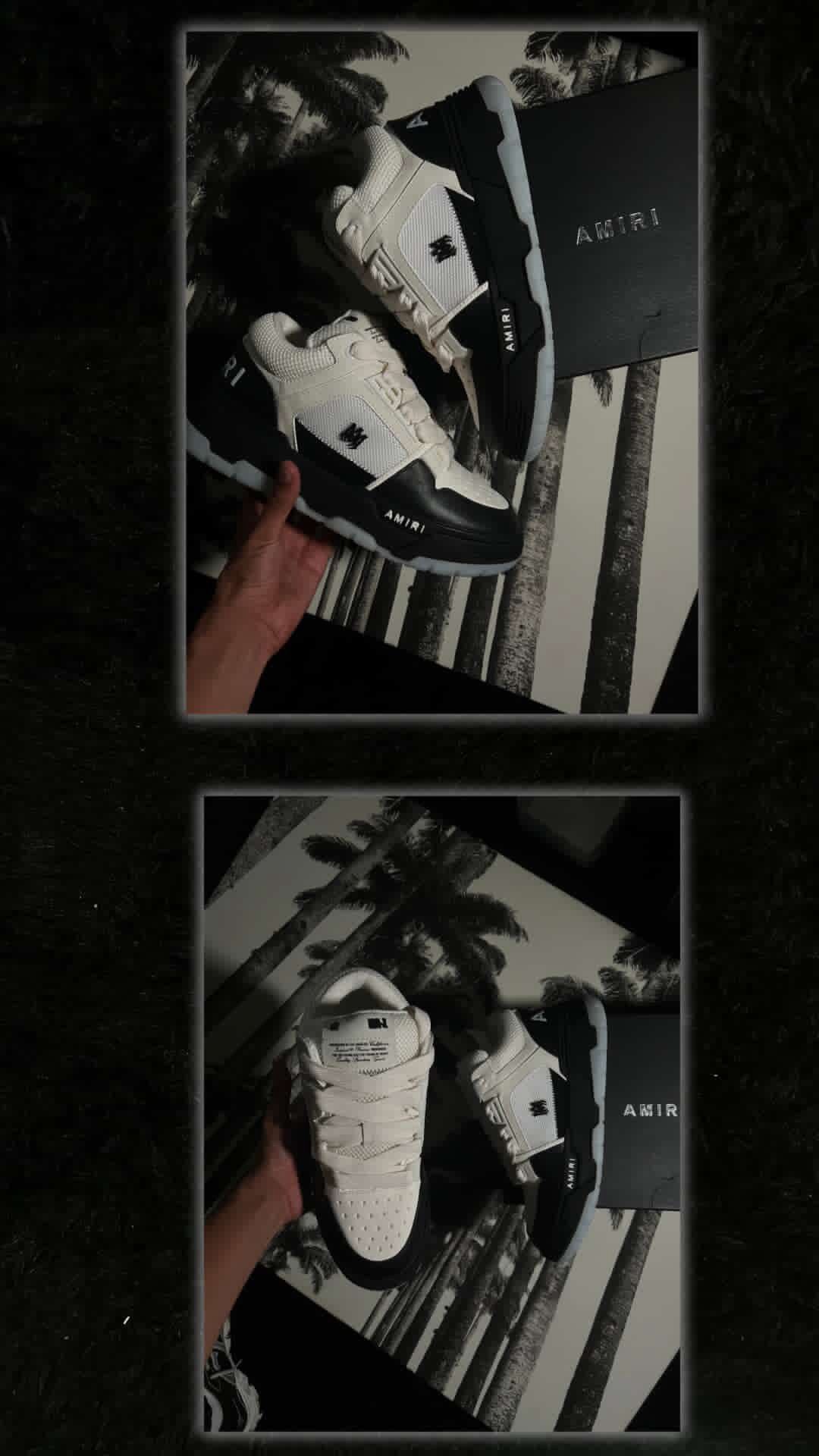 Amiri MA-1 Whit And Black All Sizes Available 