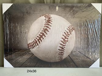 Canvas Baseball art