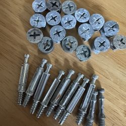 CAM LOCK and DOWEL SCREWS