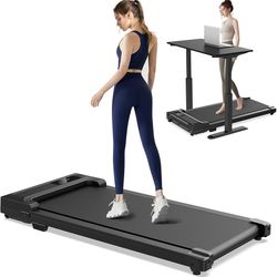 Walking Pad Treadmill for Home - Under Desk Treadmills Mini Portable Walking Running Machine Slim Compact Motorized Electric Treadmill with Adjustable
