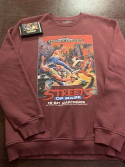 Vintage Sega Mega Drive Sweatshirt Streets OF Rage 