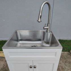 Laundry Sink Cabinet