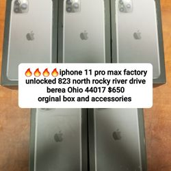 iPhone 11 Pro Max Factory unlocked 