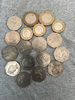 British  Coins (18 pieces )