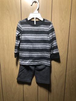 Infant long shelve shirt and pants set