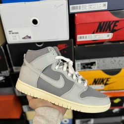 DS Nike Dunk High Premium Certified Fresh Particle Grey size 10